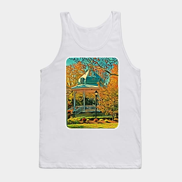 The Town Gazebo Tank Top by Fenay-Designs